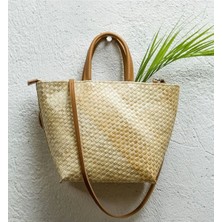 Miranda City Bag El Yapımı Hasır Kol Çantası