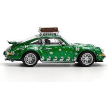 Pop Race 1/64 Porsche Singer Christmas Edition 2023 Yeşil