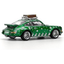 Pop Race 1/64 Porsche Singer Christmas Edition 2023 Yeşil