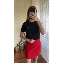 Siyah Kalpli Tshirt