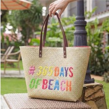 Beng Artisans 365 Days Of Beach Tote El Yapımı Hasır Plaj Çantası