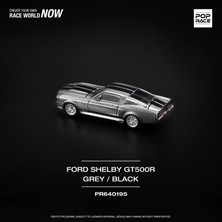 Pop Race 1/64 Ford 1967 Shelby Mustang GT500 Gri / Siyah