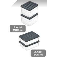 Mikrodalga ve difriz uyumlu saklama kabı buzdolabı düzenleyici buzluk organizer set buzluk kabı