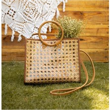 Theo Solihiya Handbag El Yapımı Hasır El&omuz Çantası