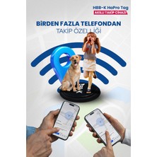 Hbb-K Hapro Tag Ios & Android Uyumlu Airtag Akıllı Gps Takip Cihazı(Siya