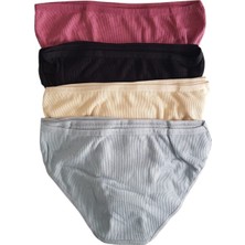 Tutku 12 'li Kaşkorse Bayan Bikini Külot Kombin 0510 6 No