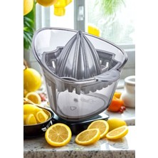 Ev ve Mutfak Için Hazneli Limon Sıkacağı – 180CC Akrilik Siyah Model