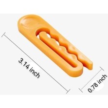 Çok Amaçlı Mandal Klips – Poşet Kapatıcı & Havlu Askısı – Renkli Plastik Klips (20 Adet)
