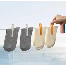 Çok Amaçlı Mandal Klips – Poşet Kapatıcı & Havlu Askısı – Renkli Plastik Klips (20 Adet)