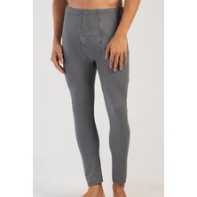 C&city Erkek Termal Alt İçlik 405159 Füme Renk Düz Desenli M Beden Örme Kumaş ile Rahatlık Sunar