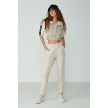 C&city Jogger Manşet Spor Eşofman Altı 735 Taş