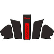 Gogo Tank Pad Set 002 Siyah Kırmızı Hero Dash 125 2022-2024