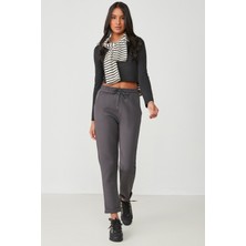 C&city Double Paça Eşofman Altı 807 Füme