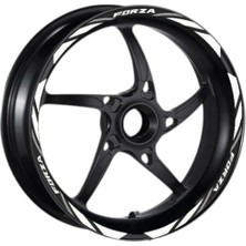 Gogo Jant Şeridi Reflektör Beyaz-Siyah Iı Honda Pcx