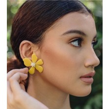 Delilah Flower Earrings El Yapımı Küpe
