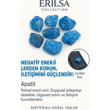 Sertifikalı Ham Cüzdan Boy Apatit Taşı Kütle - Zihinsel Berraklık Günlük Ilham Kaynağı