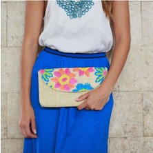 Beng Artisans Casey Embroidered Envelope Clutch