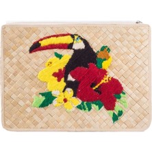 Beng Artisans Havana Clutch El Yapımı Organik Hasır Clutch