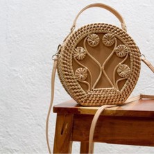 Beng Artisans The Bardot Peacock Cage Bag El Yapımı Rattan El & Omuz Çantası