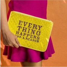 Beng Artisans “everythıng Happens For A Reason“ Clutch