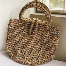 Beng Artisans Missoni Macrame Handbag El Yapımı El Çantası