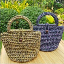 Beng Artisans Missoni Macrame Handbag El Yapımı El Çantası