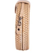 Beng Artisans Alicia Natural Rattan Crossbody Bag El Yapımı Hasır Omuz Çantası