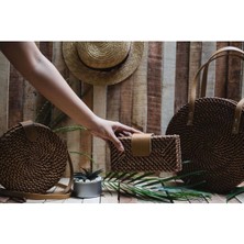 Beng Artisans Sonia Rattan Crossbody Bag El Yapımı Hasır El&omuz Çantası