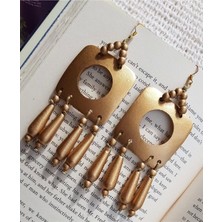 Lana Earring In Gold El Yapımı Küpe