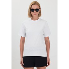 Kadın Basic Beyaz T-Shirt