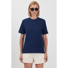 Kadın Basic Lacivert T-Shirt