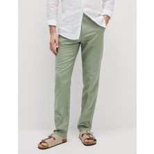 Marks & Spencer Regular Fit Keten Karışımlı Chino