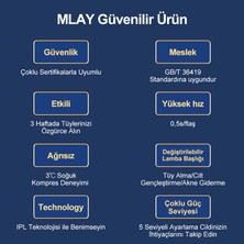 Lazer Epilasyon Cihazı 500.000 Flaş 3 Başlık Vücut Yüz Özel Bölge Bay Bayan Epilasyon Ultra Seri Atım