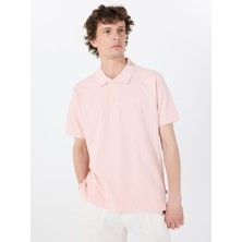 Guess Jeans Desenli Pembe Erkek Polo T-Shirt M4BP29KCJV1G6R4 Gj Ss Embro Logo