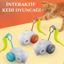 Hakdem Pet Şarjlı Robot Araba Kedi Oyuncağı