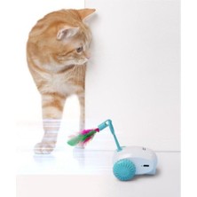Hakdem Pet Şarjlı Robot Araba Kedi Oyuncağı