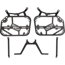 GP Kompozit Honda XL750L Transalp 2023 - 2024 Uyumlu Yan Çanta Demiri Siyah