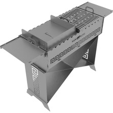 Kamp Ayısı Kamp Ayısı® Grillhero™ Çantalı Katlanır Taşınabilir Modüler Kamp Barbekü Istasyonu - Bagaja Sığar