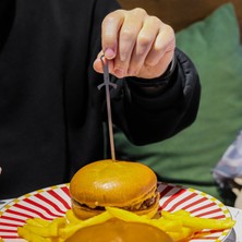 Kamp Ayısı Sword 6 Adet Paslanmaz Çelik Burger Şişi