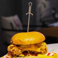 Kamp Ayısı Sword 6 Adet Paslanmaz Çelik Burger Şişi