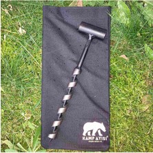 Kamp Ayısı Kamp Ayısı® Nordic™ Delme Çapı 18-22-22-24 mm Seçenekleri - Bushcraft Isveç El Burgusu Boyunduruk Isveç Ocağı Outdoor Kamp Ekipmanı
