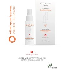 Cotos Microbiota Balance With Prebiotic Deodorant Sprey