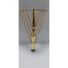 15 cm Gold Metal Telli Mobilya Ayağı