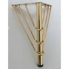 15 cm Gold Metal Telli Mobilya Ayağı