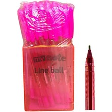 Mynote Line Ball 50'li Pp Kutu Neon Pembe