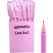 Mynote Line Ball 50'li Pp Kutu Pastel Mor