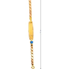 Cigold Taşlı Çocuk Bileklik 14 Ayar Altın 1.84 gr OA-C11203029266
