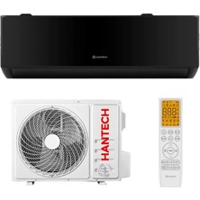 Hantech H-Pro Siyah Cam Panel A++ (Wi-Fi + Montaj Dahil) 12.000 Btu/h Duvar Tipi Inverter Klima