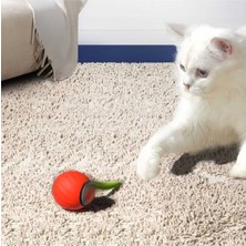 Hakdem Pet Hareketli Otomatik Yuvarlanan Tüylü Top Kedi Oyuncağı