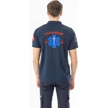 112 Giyim 112 Acil Paramedik T-Shirt  Lacivert (ATT002)